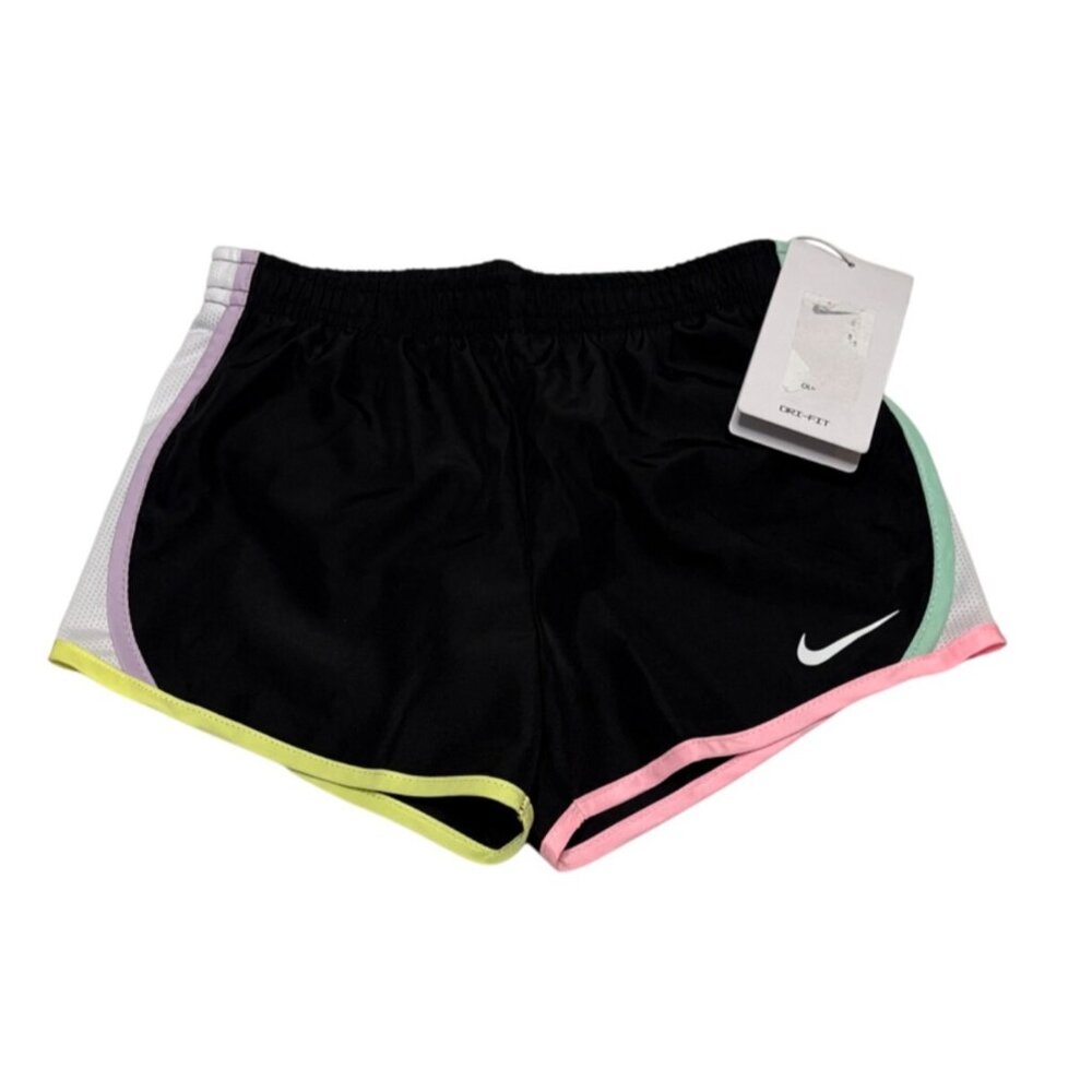 Nike Dri Fit Toddler Girl 2T Dry Tempo Shorts Black Athletic Sporty Soccer